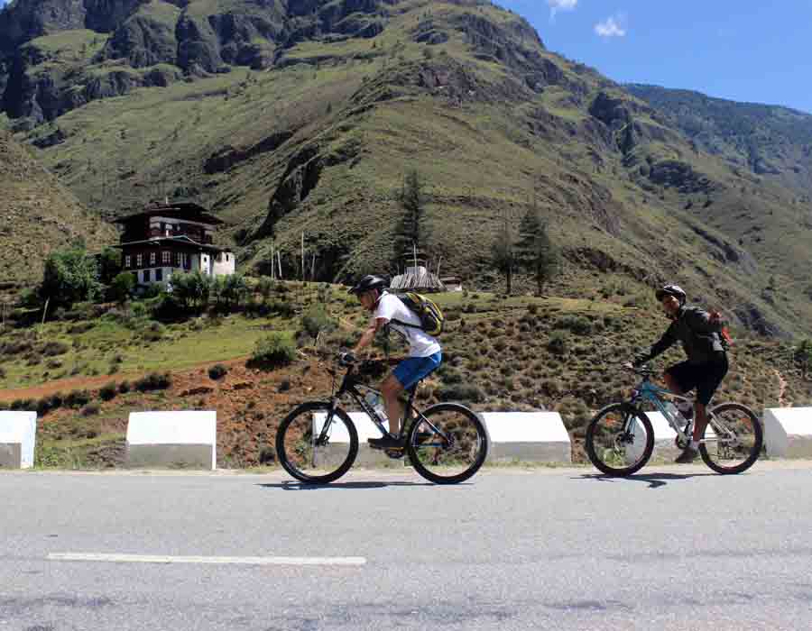 Mountain biking and motor-cycling